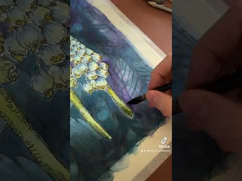 To się nie udało 🥸 #art #watercolor #artist #drawing #painting #flowers #akwarele #aesthetic