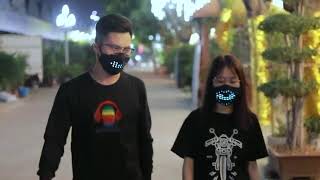 Voice-Activated LED Face_Mask, Smart Voice Reactive