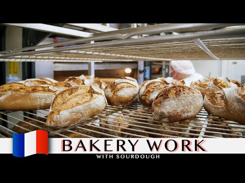 Organic bread and pastry factory | Sourdough bread making in France