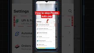 Paytm ki autopay ko kaise stop Karen //how to stop autopay #shorts #viral