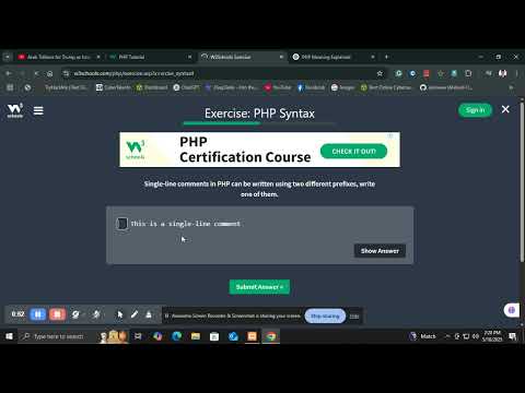 PHP Quiz - Test your PHP skills