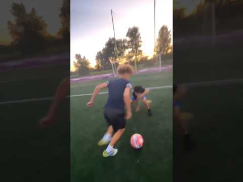 Dribbling with @zakfsports #football #soccer #feild #skills #footballsoccer #footy #goal