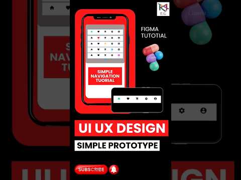 Simple Navigation Prototype Tutorial II FIGMA #figma #ui #ux #uiux  #uiuxdesign #design #tutorial