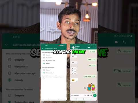 hide whatasapp online status