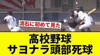 【さよなら頭部死球】高校野球サヨナラ頭部死球【プロ野球反応集】