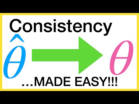 What is a consistent estimator in statistics?