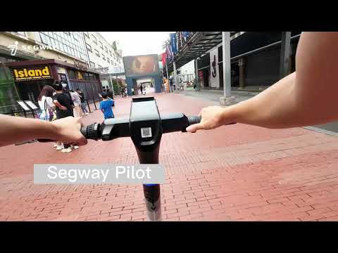 Demonstrating the pedestrain and parking detection functions of AI shared electric kickscooter-S90L