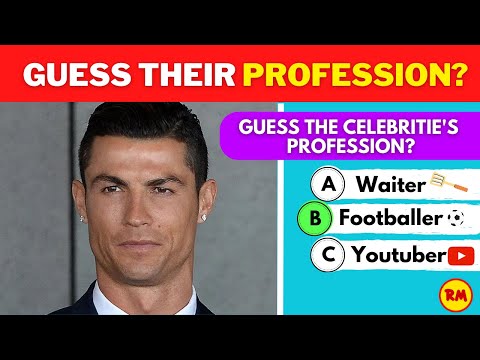 Can You Guess the Hidden Professions of Your Favorite Celebrities? 🌟 Fun Celebrity Career Quiz!