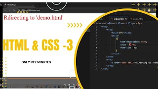 #3 HTML and  CSS - 3||Web development