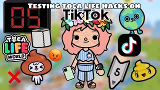 TESTING TOCA LIFE TIKTOKS ⚡️| toca croquet 🌈