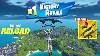 Fortnite Reload New Map | High Kill Solo Vs Squads Wins Full Gameplay (Ps4 Controller)