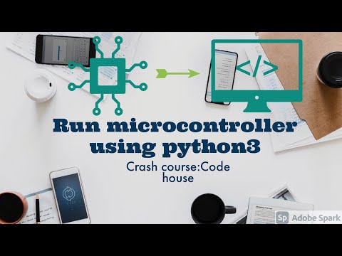 How to run microcontroller using python3 Crash course