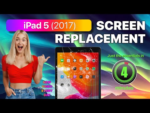 iPad 5 (2017) screen replacement | Broken screen repair guide | How to change iPad 5 screen