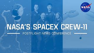 NASA's SpaceX Crew-11 Post-Splashdown News Conference (Jan. 15, 2026)