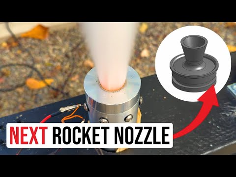 High Power Sugar Rocket Motor Test!