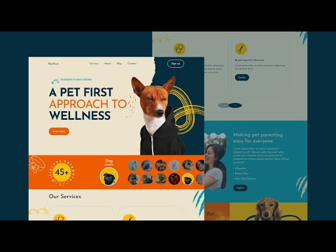 Build A Responsive Pet Shop Landing Page With React Next JS & Tailwind CSS