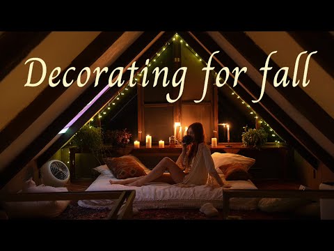Decorating my witch's cottage for autumn🍂🕯️✨