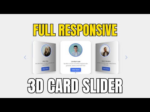Create responsive card slider in html css & javascript card slider in html css & javascript