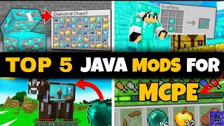 Top 5 java mods for Minecraft pe 1.18 | Java mods for MCPE 1.18 | Best mods for Minecraft pe 1.18