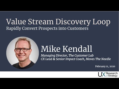 Value Stream Discovery Loop - UXRS Meetup - Feb 11, 2020