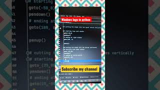 windows logo in python| @pythonworld8443| #python #window #logo #shorts #pythonlovers #youtubeshorts