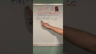 What is the Factor Theorem Exactly? (Example) #shorts