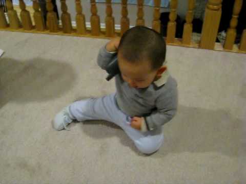 baby stanley making a phone call