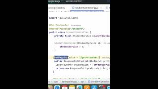 RestControllers In SpringBoot ,#shorts ,#springbootintelugu  #codingwithkarthik