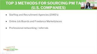 Top 3 Methods for Sourcing Project Management Talent #HR #techtalent #talentcheetah #tech #HRHack