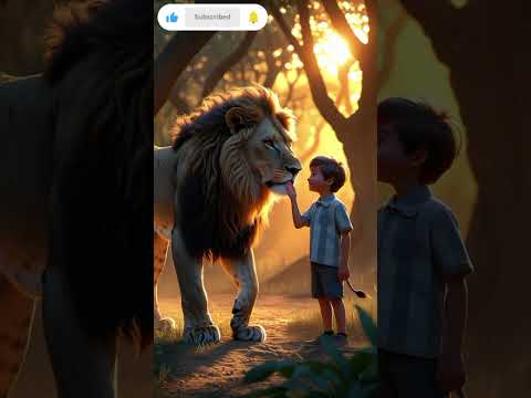 "The Boy and the Lion | A Heart-Touching Story of Kindness and Courage"