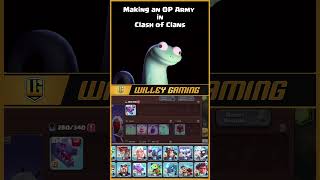 Making an OP army #clashofclans #lizard  #supercellcreator