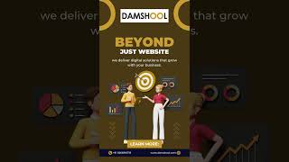 Beyond Websites: Digital Solutions That Grow! | Damshool | #DigitalSolutions #WebsiteDevelopment