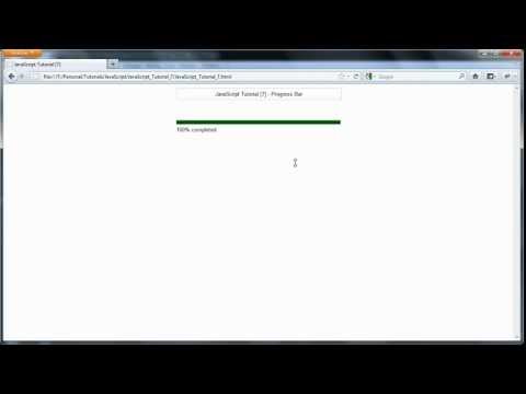 JavaScript Progress Bar [7]