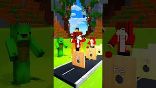 Minecraft Pitch Challenge – JJ, Mikey, Sister & Maizen Go Head-to-Head! 🎶🔥