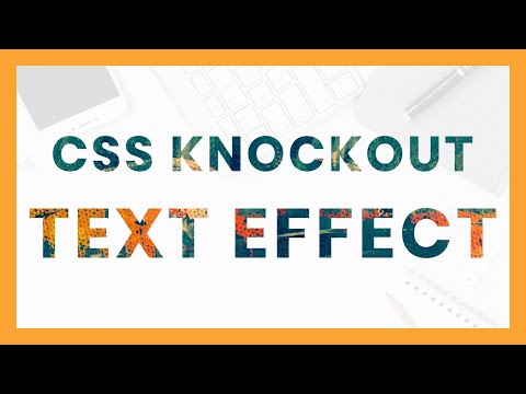 Clip image to text using CSS background-clip |  CSS Text Knockout Effect