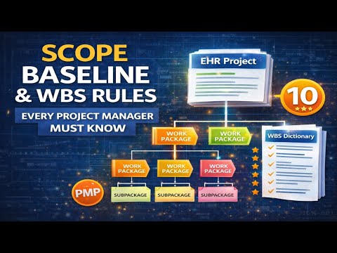 Scope Baseline & WBS Rules | 10 Practical WBS Thumb Rules (PMP Concepts)