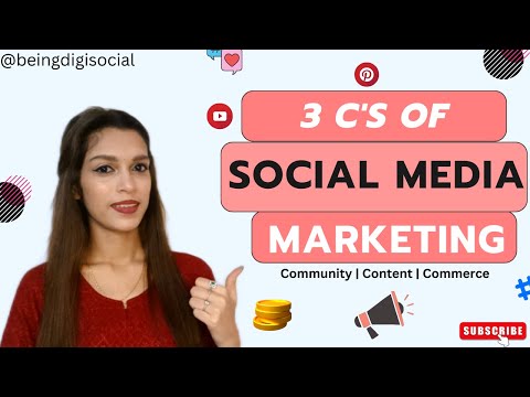 3 C's Of Social Media Marketing | Social Media Marketing Tutorial | Content, Community, Commerce |