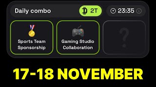 Dropee Daily Combo 17 & 18 November | Dropee Daily Combo  Today | Today Dropee Combo Card |