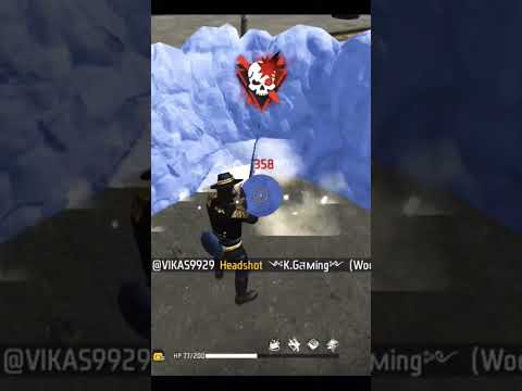 Mind blowing head shot in garena free fire trening ground #shorts #youtubeshorts