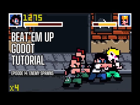 Create a Beat 'em up game in Godot! (Part 14/20: Enemy Spawns)