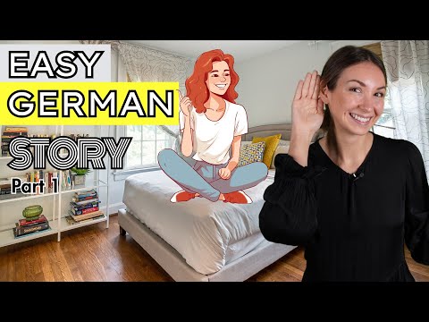 Easy German Story for Absolute Beginners | COMPREHENSIBLE GERMAN INPUT (Annas Story Part 1)