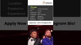 FLAM is looking to hire #frontenddeveloper | 2022, 2, 24 Btech Grads can Apply ...