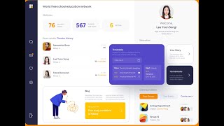 dashboard template UI creation HTML & CSS inspired from dribble