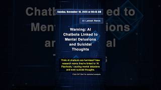 🧐👉 Warning: AI Chatbots Linked to Mental Delusions and Suicidal Thoughts #QixNewsAI