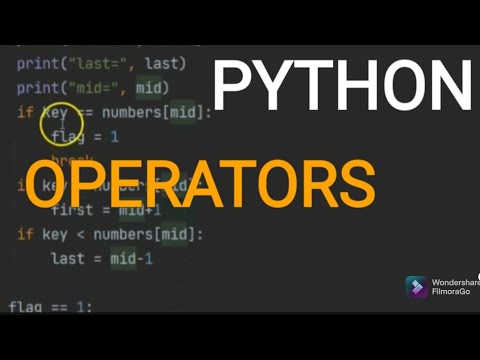 PYTHON | OPERATORS #pythonoperators #cbse