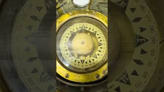 Old Ship Vintage BERGEN NAUTIK Original Boat Navigation Compass - Made In Norway