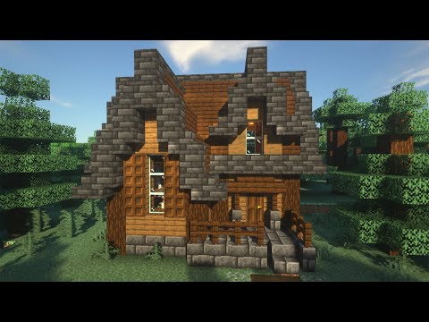 Minecraft | 1.17 Deepslate Cabin Tutorial