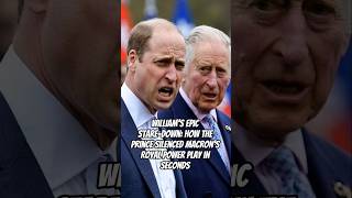 William's Epic Stare-Down: How the Prince Silenced Macron's Royal Power Play in Seconds #royal #anne