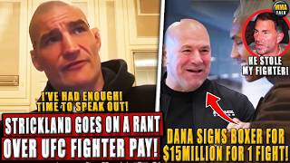 Sean Strickland EXPOSES ‘Pay Raise’ in Paramount-UFC Deal! Dana White SIGNS BOXER for $15M for1fight