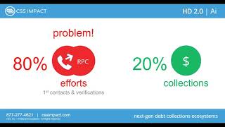 CSS IMPACT HD | Ai - Demo of new Next-Gen Collections Ecosystem Artificial Intelligence